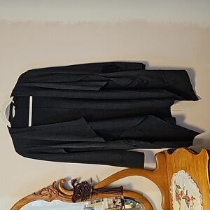 Waterfall Cardigan w/ Floral Embroidery